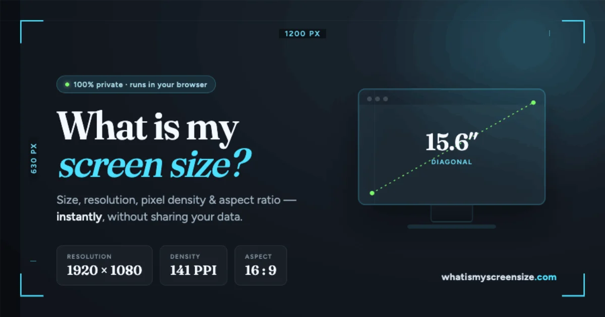 What is my screen size? product image