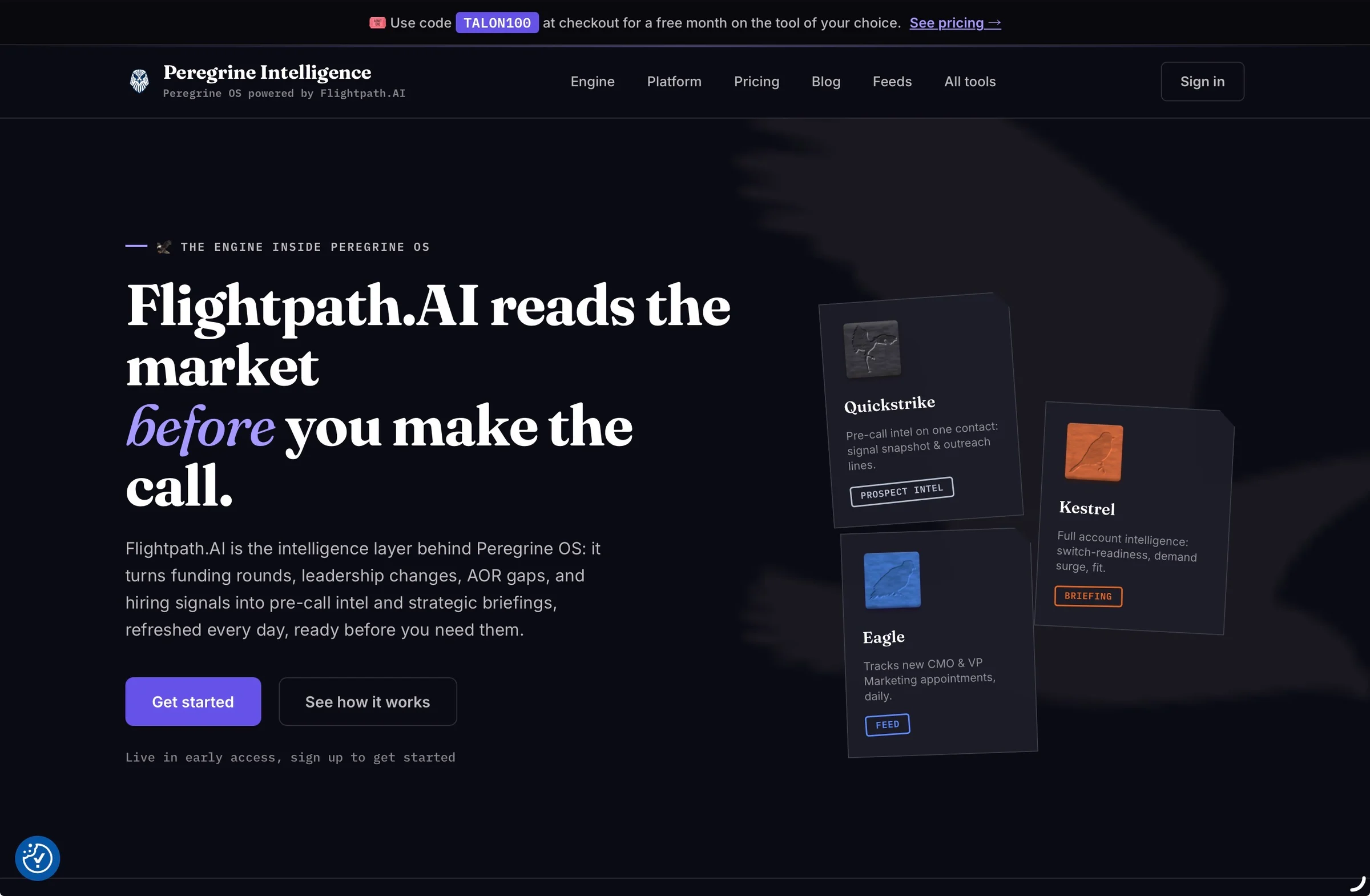 Peregrine OS product image